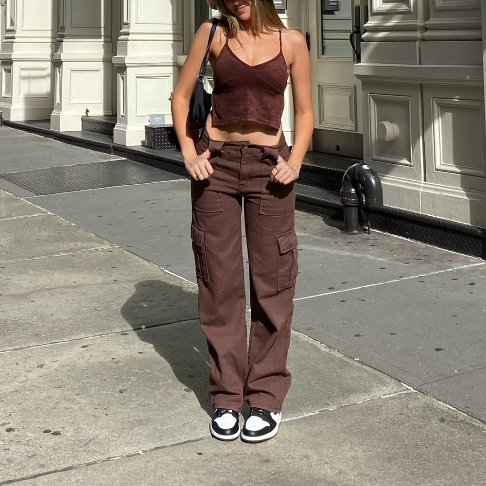 Brown Cargo Pants